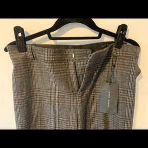 Zara Woman Plaid Dress Pants